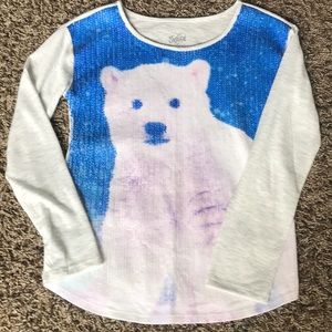 Sequined Shirt with sleeves